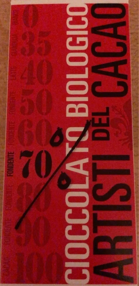 Cioccolato biologico 70%