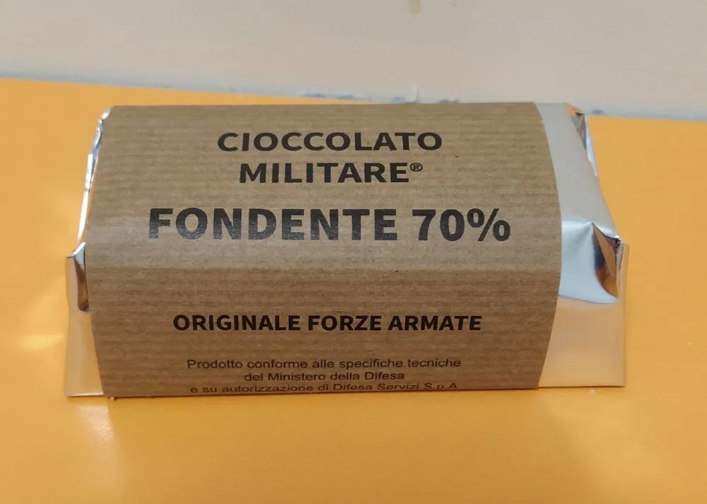 CIOCCOLATO MILITARE FONDENTE 70%