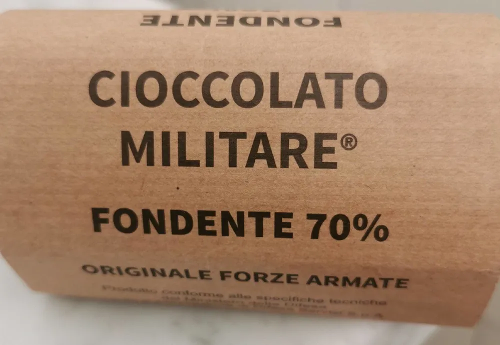 Cioccolato militare fondente 70%