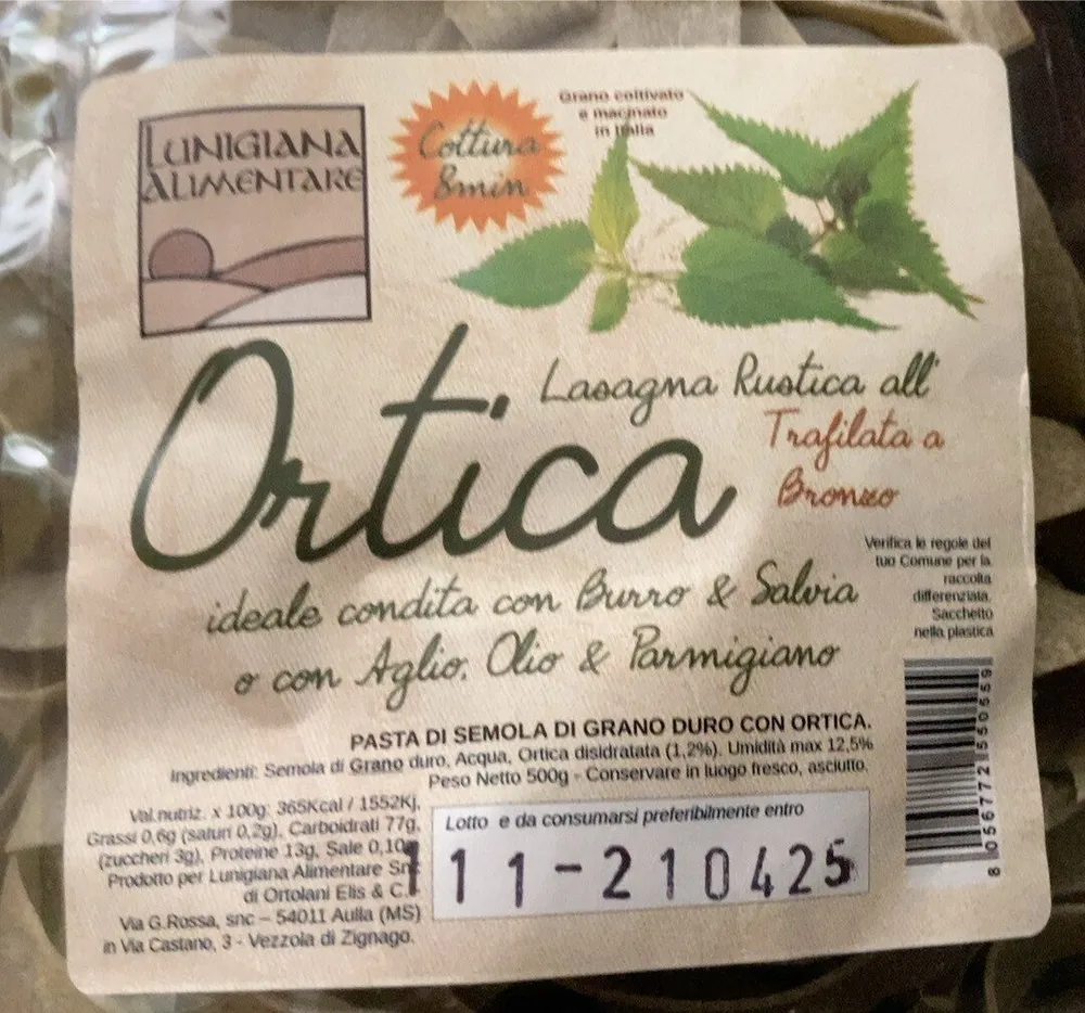 Lasagna rustica all’ortica