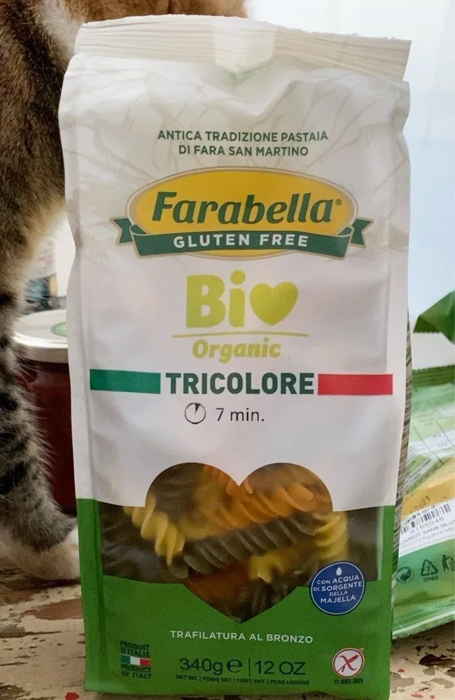 Pates tricolore sans gluten