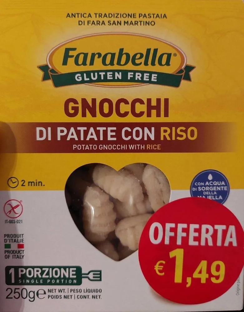 Gnocchi di patate con riso