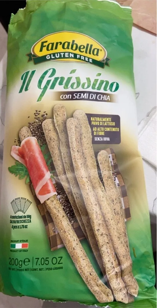 Il grissino con semi di chia