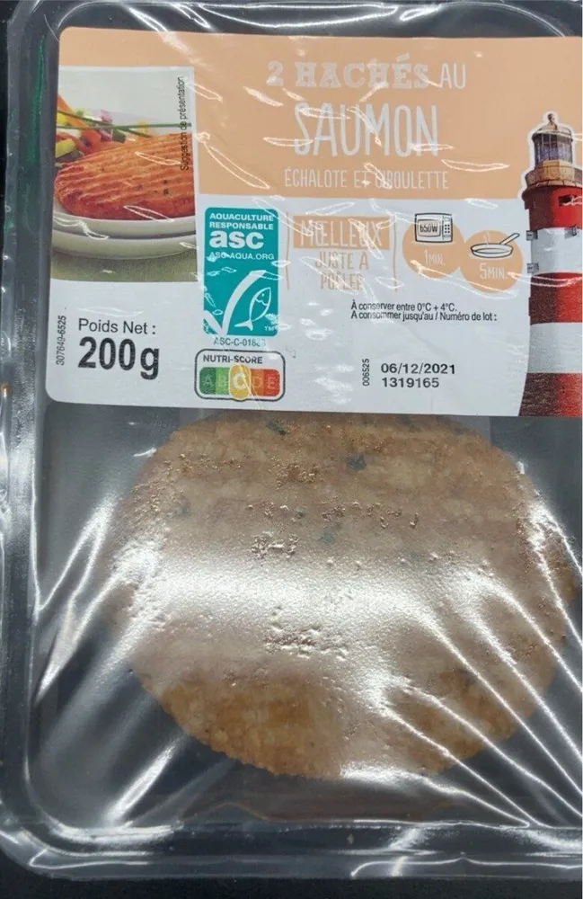 Haches au saumon