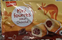 Mini fourrés cœur chocolat