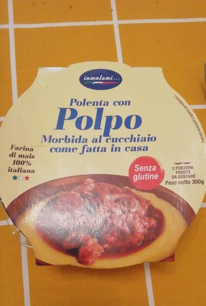 Polenta con polpo