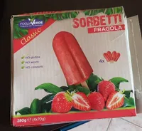 Sorbetti fragola ghiaccioli