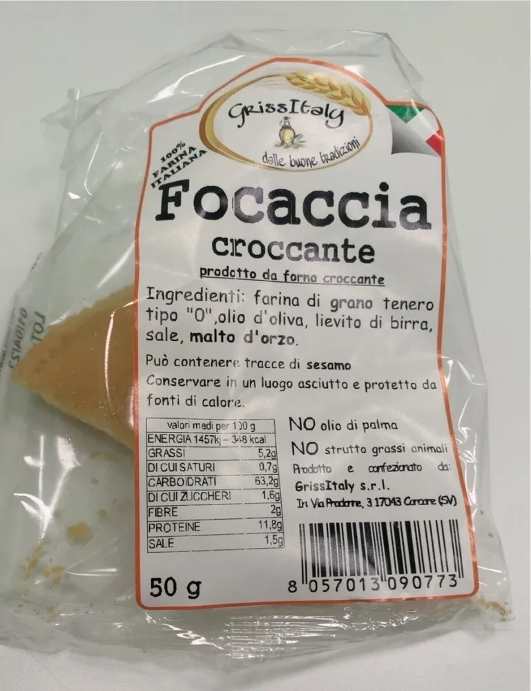 Focaccia croccante