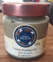 Crema al pistacchio con scorza di cannolo