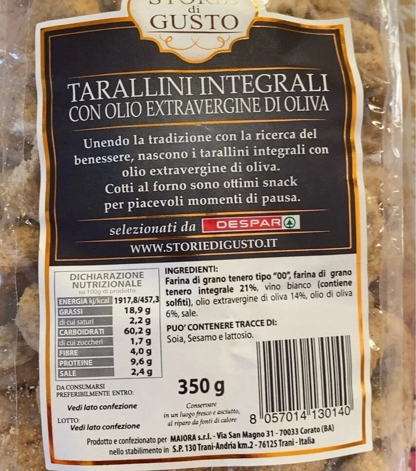 Tarallini integrali