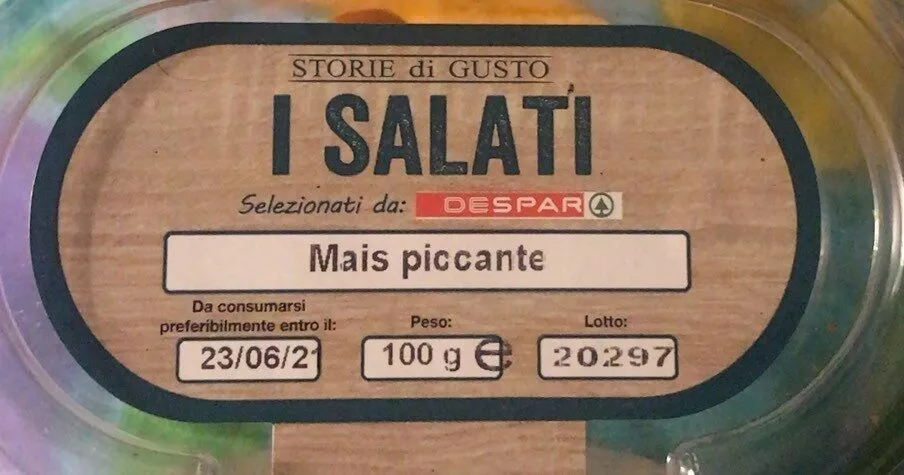 Mais tostato piccante
