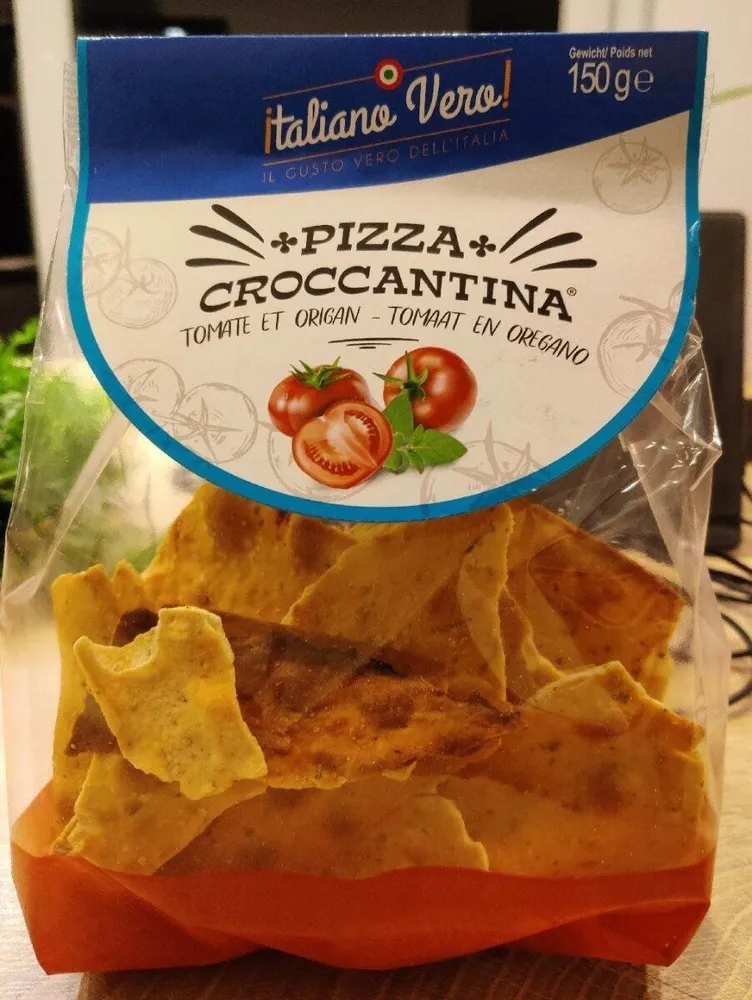 Pizza croccantina tomate et origan