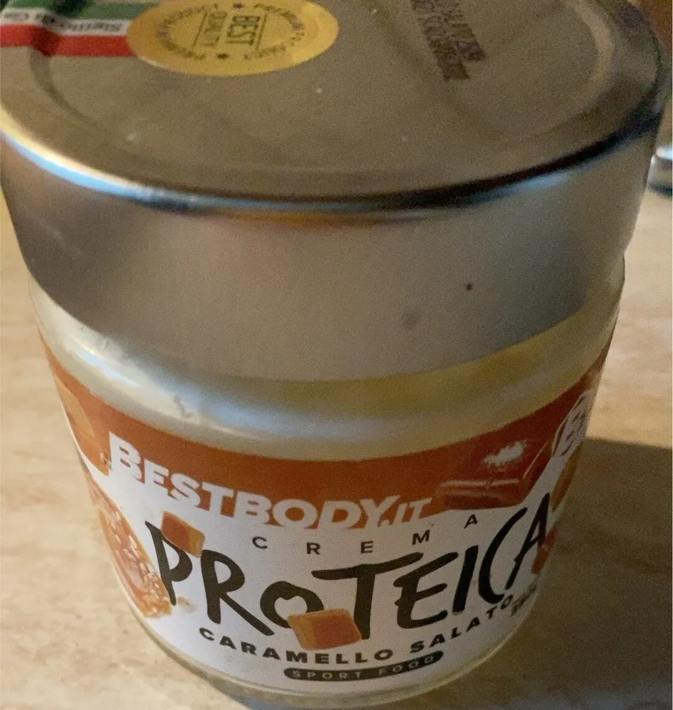 crema proteica caramello salato