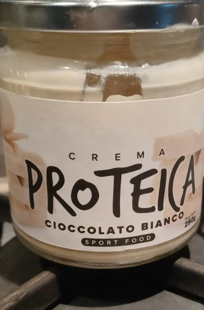Crema proteica cioccolato bianco