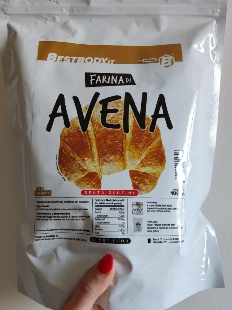 Farina di avena senza glutine gusto cornetto
