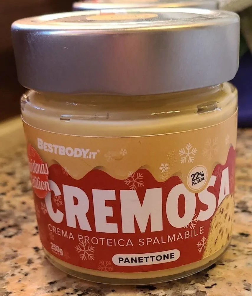 Crema proteica panettone