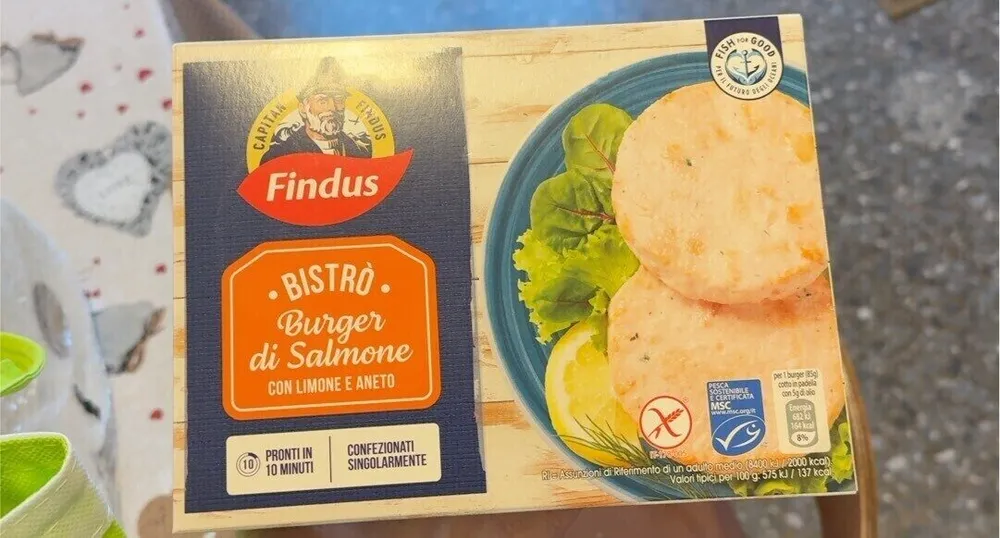 Burger di salmone