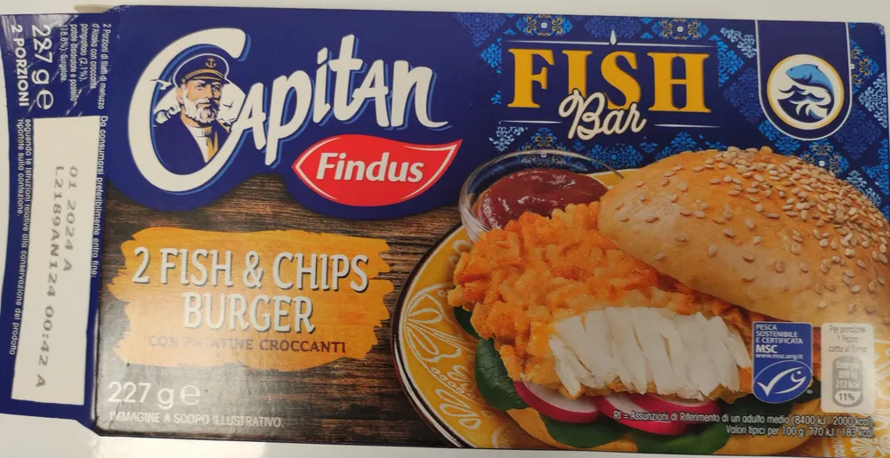 fish bar capitan findus