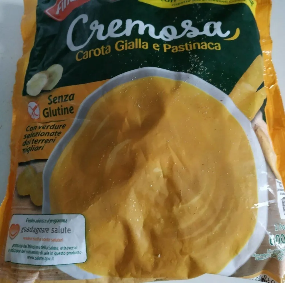 Cremosa . Carota gialla e pastinaca