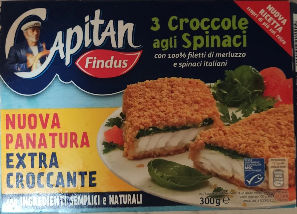 3 croccole agli spinaci