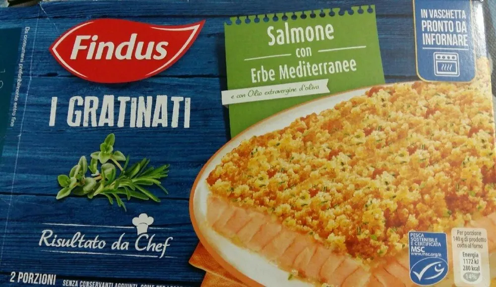 I gratinati - Salmone con erbe mediterranee