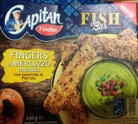 Fish bar finger di merluzzo con panatura di pretzel