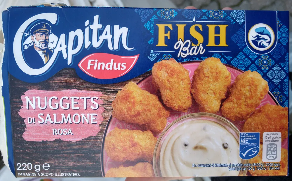 Nuggets di salmone rosa