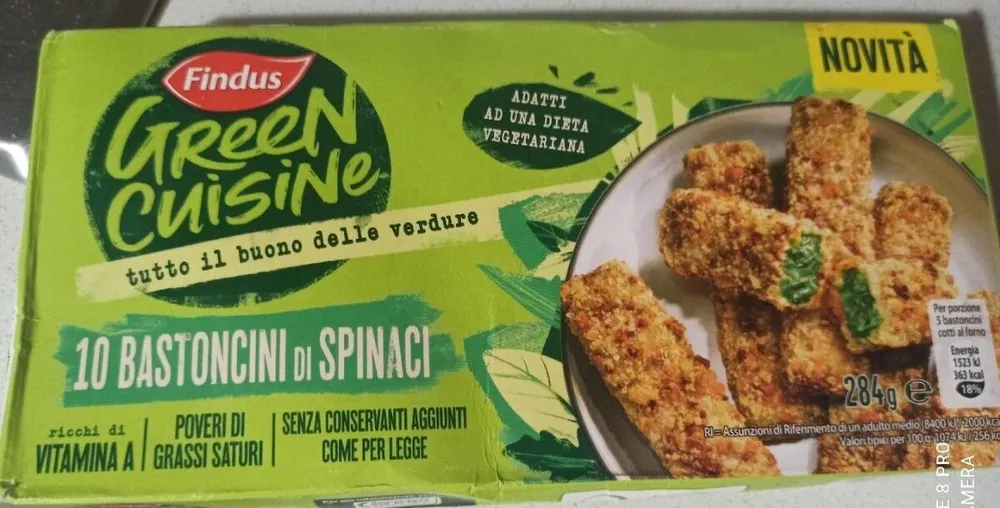 Green cuisine - Bastoncini di spinaci