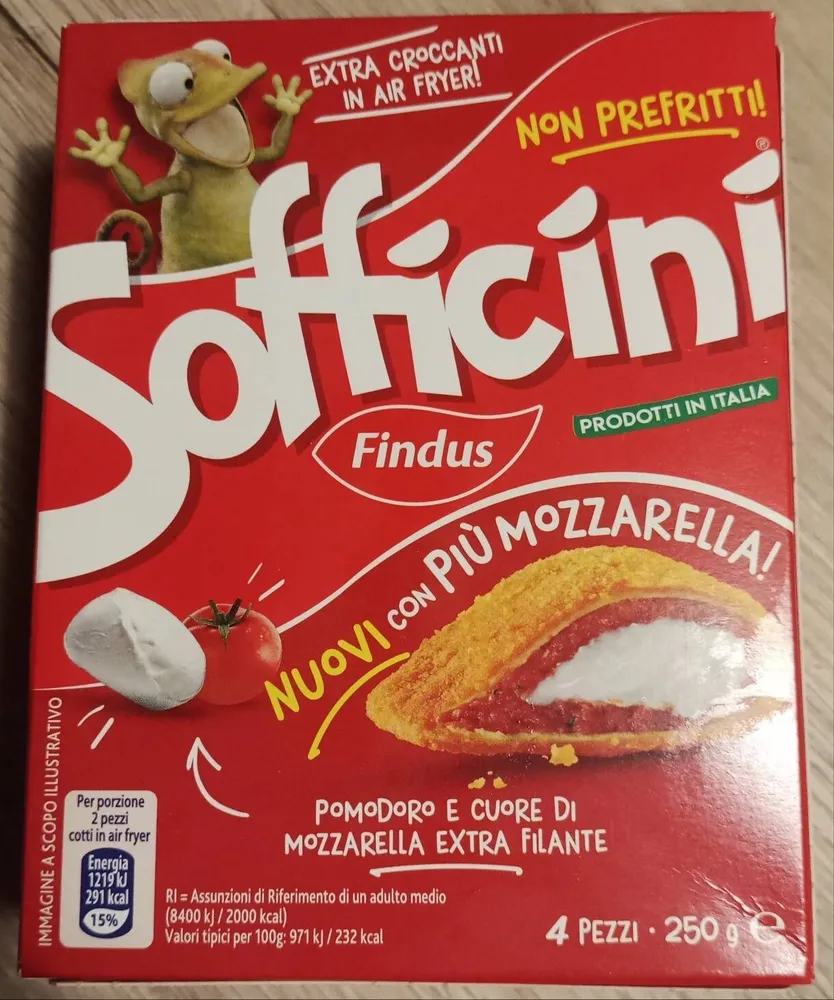 Sofficini pomodoro e cuore di mozzarella extra filante