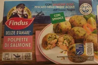 Polpette di salmone con spinaci