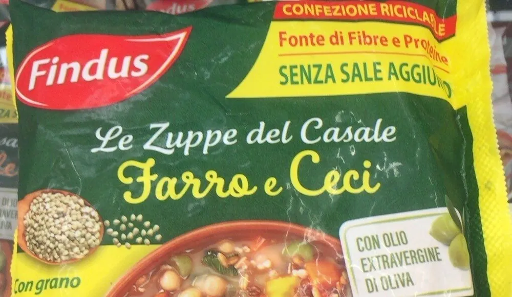 Le zuppe del casale farro e ceci