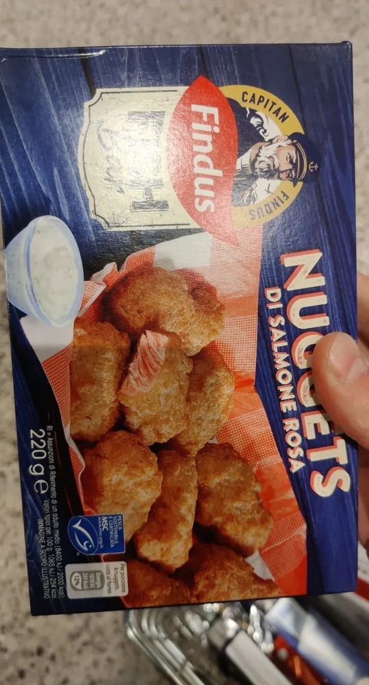 Nuggets di salmone rosa
