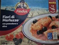 Fiori di Merluzzo con pomodori e Olive