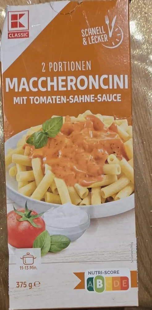 MACCHERONCINI Nudeln mit Tomaten Sahne Sauce