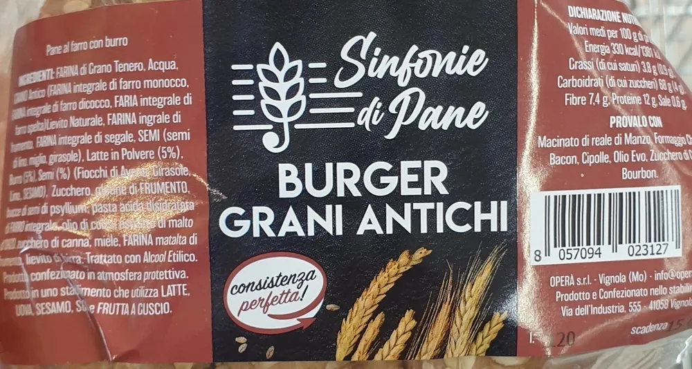 Burger grani antichi