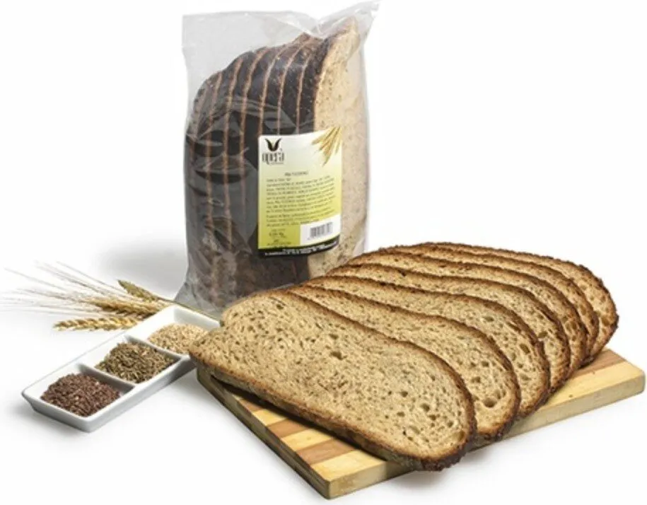 Pane ai multicereali affettato