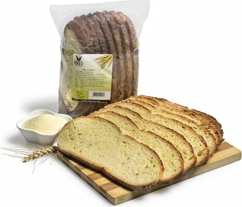Pane di semola affettato