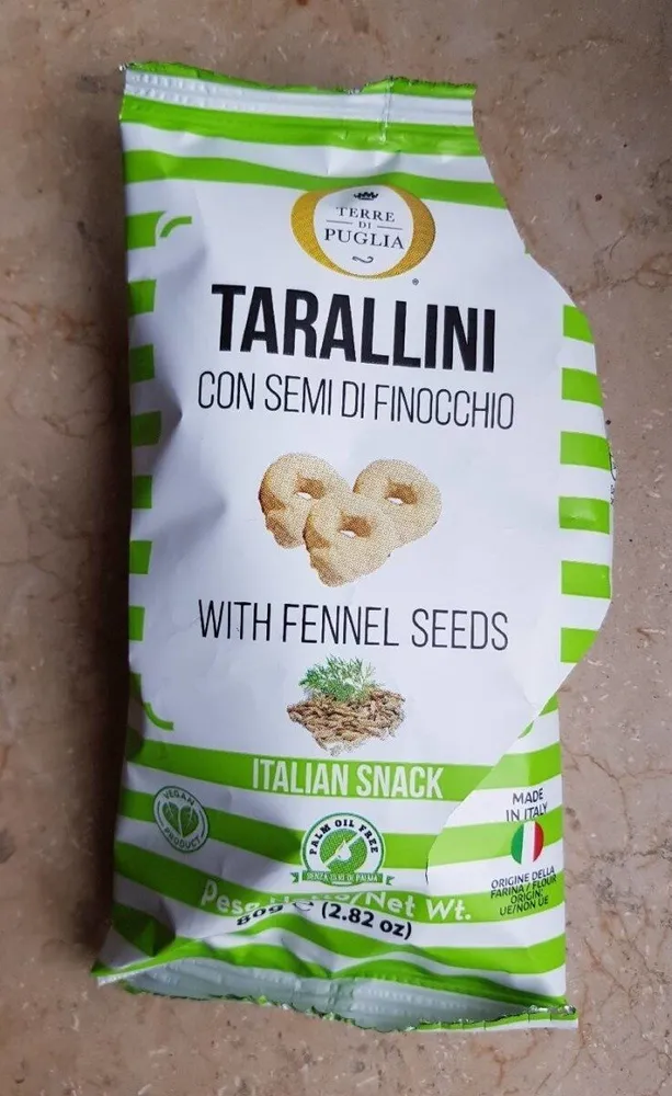 Tarallini con semi di finocchio
