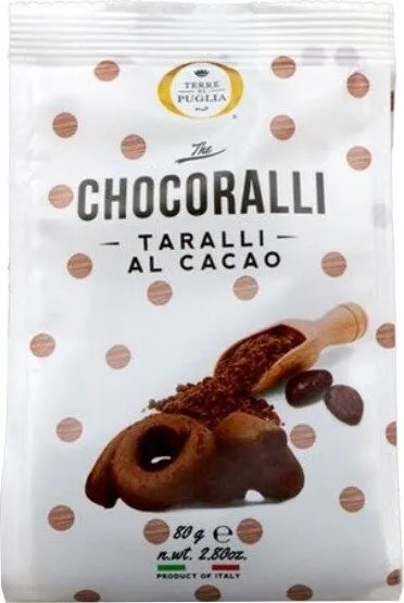 Terre Di Puglia Chocolate Tarallini - 2.8 Oz