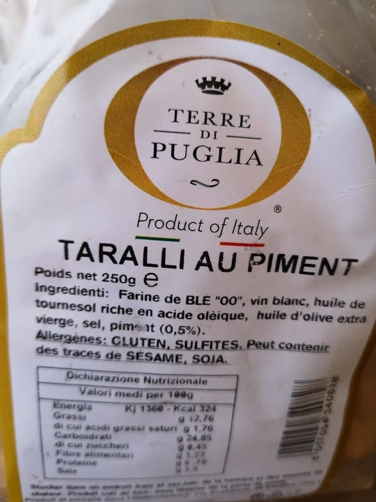Taralli au piment