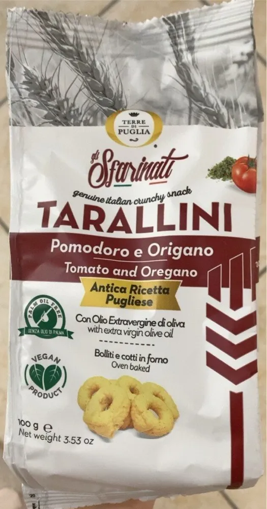 Tarallini pomodoro e origano