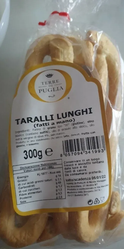 Taralli lunghi (fatti a mano)