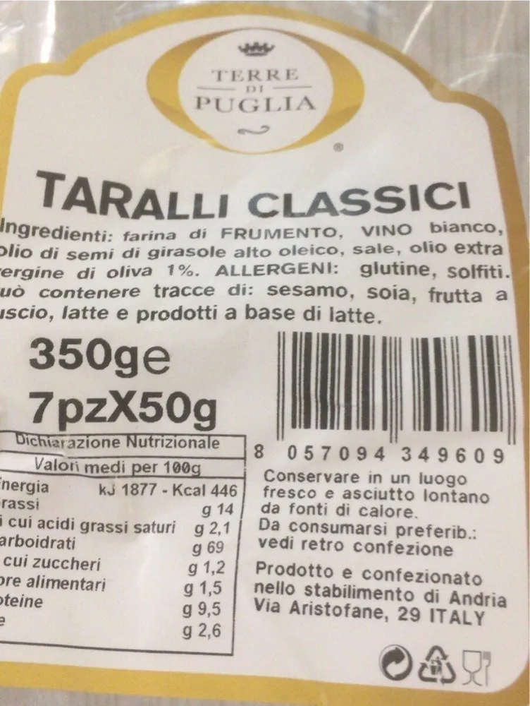 Taralli classici