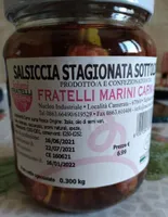 Salsiccia stagionata sott'olio