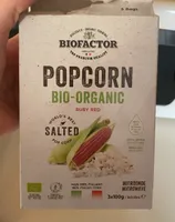 Pop corn bio organic