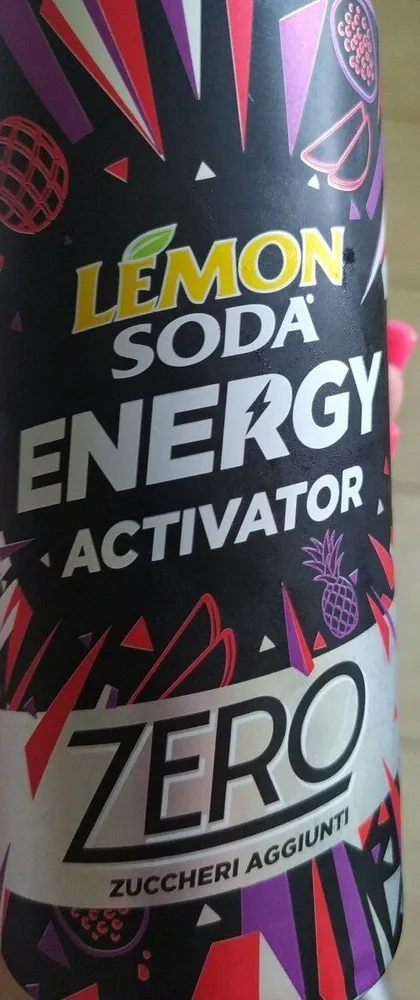 Lemon soda energy activator zero
