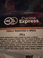 fusilli radicchio e speck
