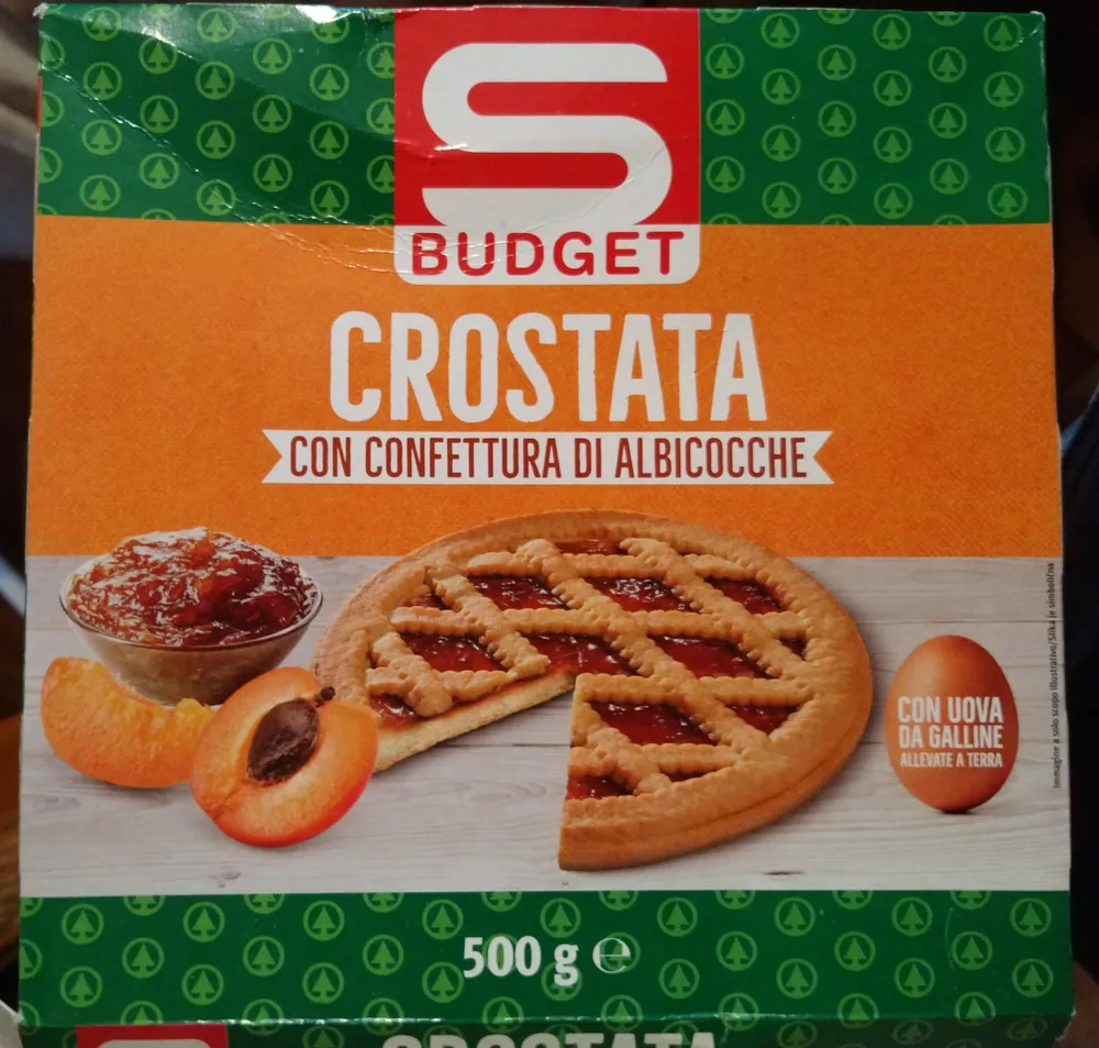 Crostata con confettura di albicocche