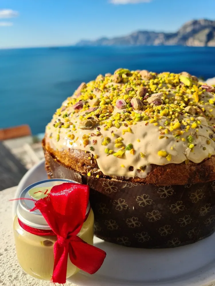 Panettone al pistacchio