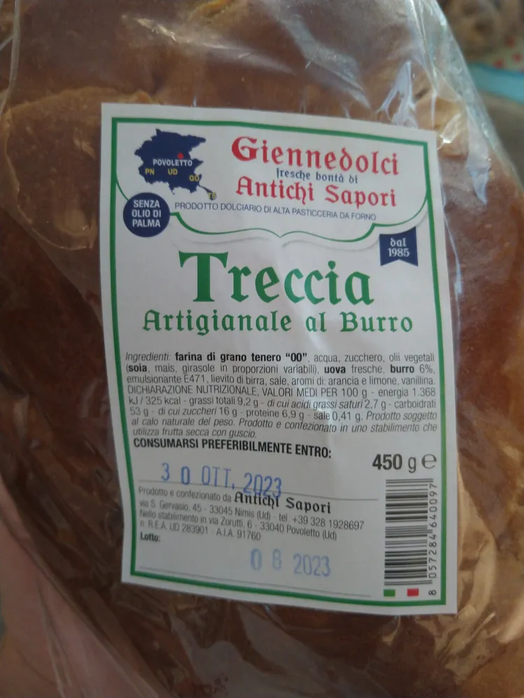Trreccia artigianale al burro